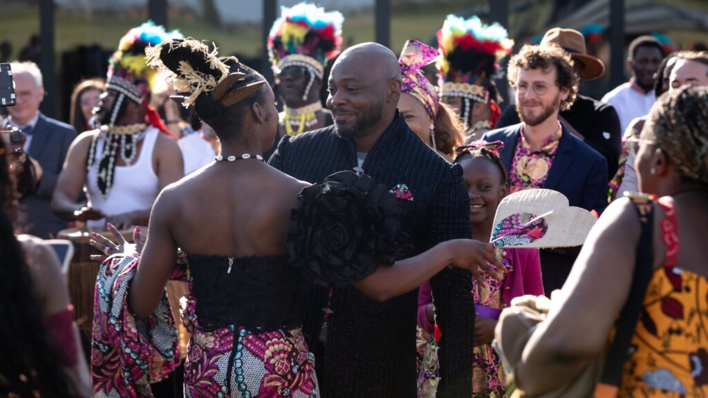 Traditionele afro wedding ceremonie België