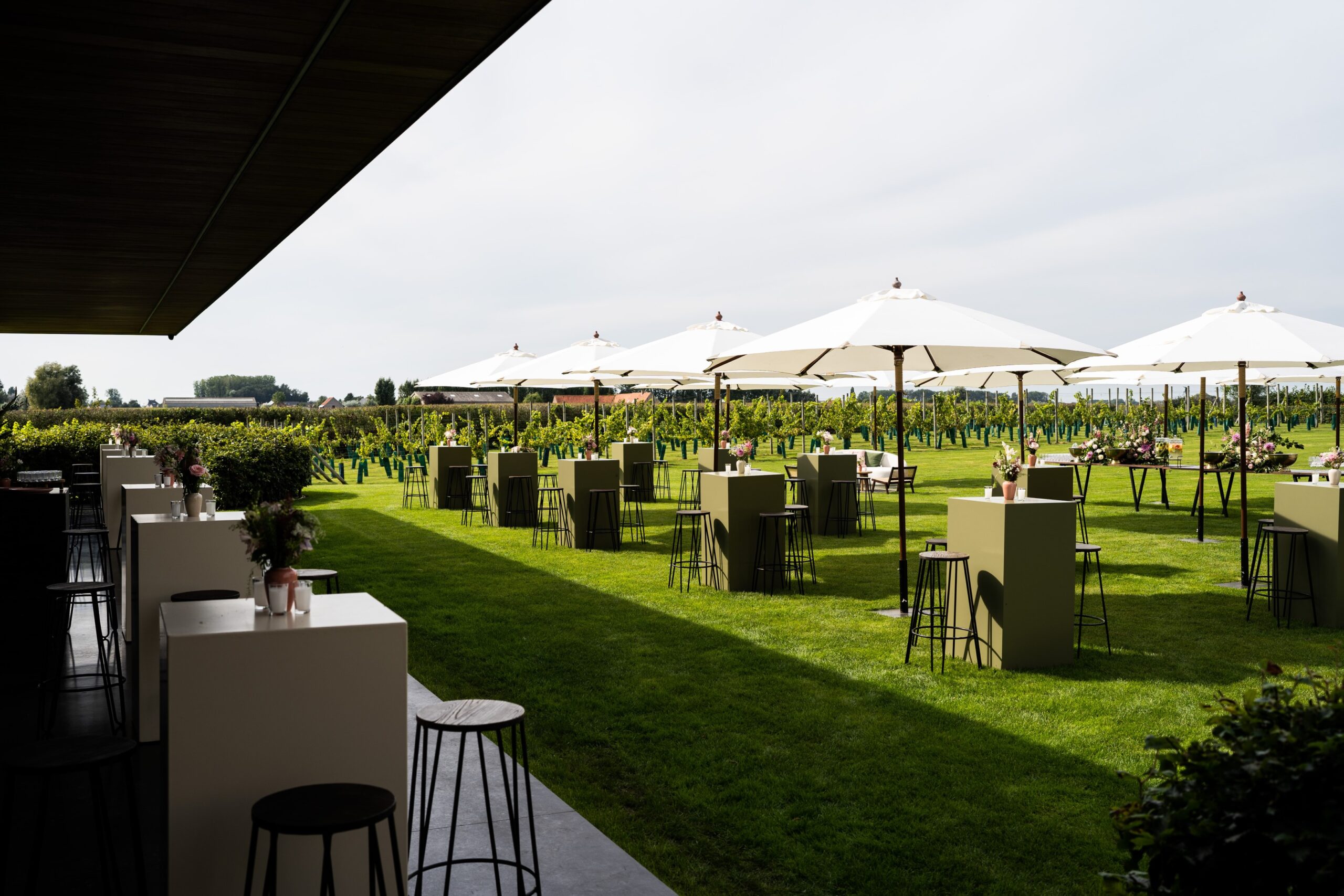 Feestlocatie West-Vlaanderen met stijlvolle tuinreceptie en exclusieve buitenopstelling bij ’t Convent