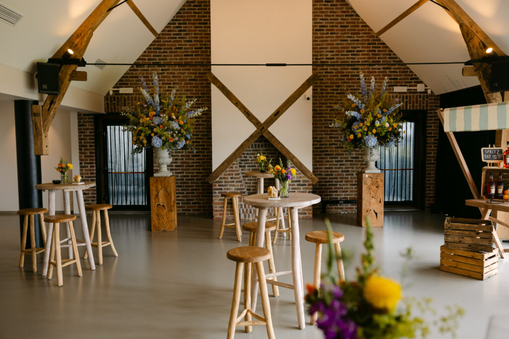 Receptie tijdens een wedding weekend in de Lo-Reningezaal